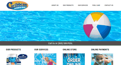 Desktop Screenshot of caribbeanpools.com